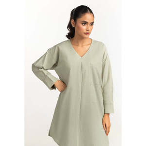 Conjunto Coordinado Teñido en Chambray IPST-44555 Hecho de Material de Algodón Suave - Product Image 3