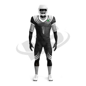 Uniforme de fútbol americano de alta calidad Diseño personalizado Control de humedad Tela elegante Secado rápido Hombres Camiseta de fútbol americano - Product Image 5