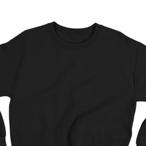 Sweat-shirt noir pour homme et femme, confortable, en molleton de coton doux, pull décontracté, essentiel pour l'hiver, sweat-shirt confortable - Product Image 2