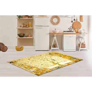 Tapis Klimt The Tree Of Life, grand tapis, tapis imprimé, tapis fin non tissé - Product Image 4