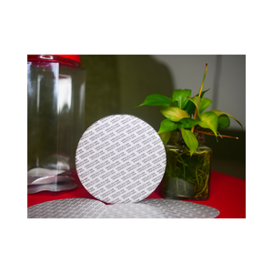 แผ่นซีลโฟมแบบมีกาวในตัวกันน้ำของผู้ผลิตในเวียดนามตัวเลือกที่ดีฝาปิดที่ไวต่อแรงกดสำหรับขวดกระป๋อง - Product Image 1