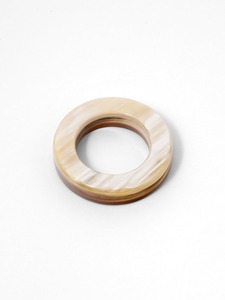 Anillo de servilleta de cuerno de vaca Natural hecho a mano al por mayor, nuevo diseño para boda, artículos de mesa para el hogar, anillo de servilleta, Color negro y Natural - Product Image 2