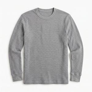 Men's Winter Thermal Long Sleeve <b>Top</b> Waffle Knit Warm Base <b>Layer</b> OEM ODM Wholesale Factory Custom Logo Low MOQ - Product Image 5