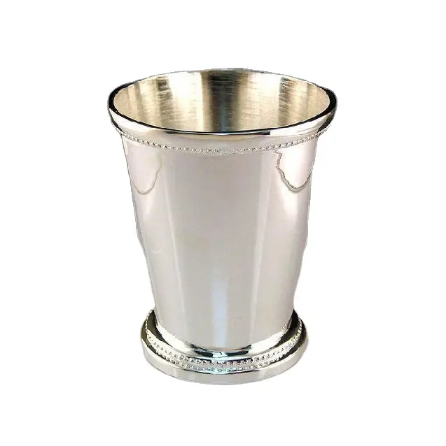 Aluminum Best Quality Metal Flower Vase Glossy Silver Finished Metal Vase Table Top Centerpiece