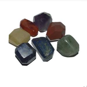 Coffret de Pierres Naturelles d'Agate en Forme de Cœur pour la Méditation Spirituelle et la Guérison des 7 Chakras, Sculpté, Idéal comme Cadeau d'Affaires, Thème Mascotte Préféré, Vente Chaude - Product Image 4