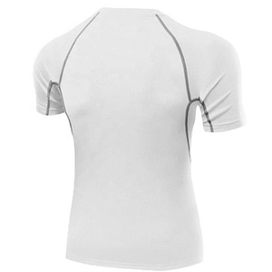 Maillots de compression BJJ à manches courtes de qualité supérieure, maillots de compression BJJ MMA pour entraînement de BJJ, MMA, gym, pour hommes - Product Image 6