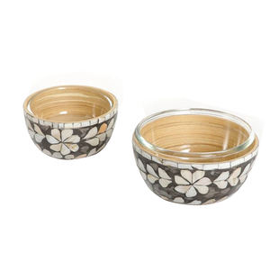 Accueil Vaisselle de table Bol de service à fruits décoratif Finition en émail Bol à fruits en bois pour soupe Nouilles Bol de serveur - Product Image 5