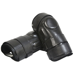 Protection de genou en cuir pour joueur de polo, genouillères d'équitation, genouillères souples en cuir véritable à 100%, prix de vente en gros 2026 - Product Image 3