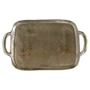 Pour l'exportation de l'Inde Plateau de service en métal Couleur marron avec poignée Personnalisation disponible pour la maison Restaurant Hôtel - Product Image 3