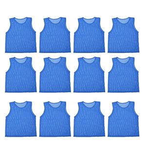 Venta al por mayor de hombres y mujeres Chaleco de entrenamiento de fútbol de malla babero chaleco deportivo para adultos OEM servicio disponible - Product Image 4