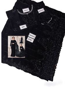 Vestido de gasa bordado con trabajo manual pesado, novedad, India, paquistaní, Saree, gran oferta, 2023 - Product Image 4