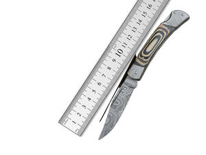 Venta al por mayor personalizado calidad superior OEM ODM servicio PRESTIGE BLADES Damasco acero Drop Point cuchillo plegable multifuncional - Product Image 6