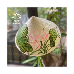 หมวกทรงกรวยเวียดนามทำด้วยมือใบปาล์มไม่ใช่ลาสำหรับงานเทศกาลและแฟชั่น - Product Image 1