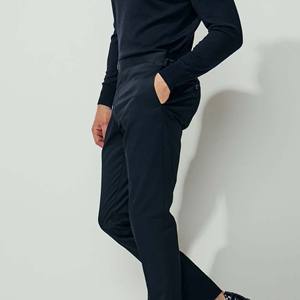 Pantalons de survêtement pour hommes personnalisés en gros, style motard, couleur unie, taille mi-haute, respirant, léger, style urbain, délavé - Product Image 5