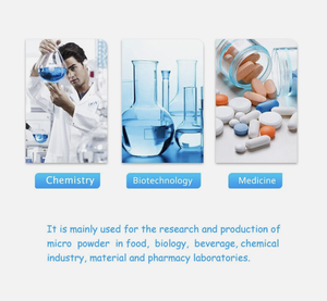 New cấp công nghiệp Mini Phun Máy sấy khô chất lỏng máy công cụ với chai thủy tinh borosilicate và bảo hành 2 năm - Product Image 2