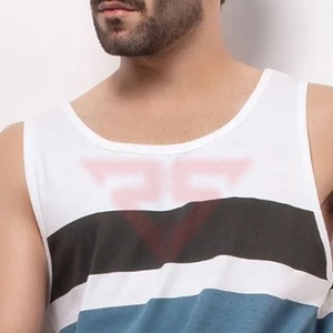 Vente en gros Fitness Workout Neck Débardeur sans manches Muscle Gym Wear Hommes Débardeurs Fabriqué au Pakistan - Product Image 4
