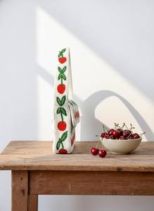 กระเป๋าถือทำมือ MS Handicraft รุ่น Ms-wc-001 ประดับลูกปัดแก้วหลากสี งานฝีมืออินเดีย รูปทรงตามสั่ง - Product Image 4