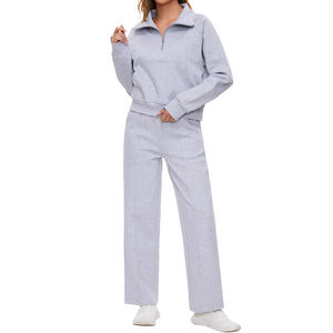 ชุดวอร์มผู้หญิงคุณภาพพรีเมียม ปี 2025 สำหรับฤดูหนาว น้ำหนักเบา สีพื้น รับสกรีนโลโก้ เป็นมิตรกับสิ่งแวดล้อม แห้งเร็ว ระบายอากาศได้ดี - Product Image 4