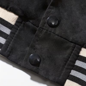 Chaqueta Universitaria de Béisbol Personalizada con Bordado, de Invierno, con Lana, Cortavientos, Reversible y con Capucha - Product Image 5