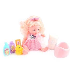 ตุ๊กตาเบบี้ดอล 6 ชิ้น - สีชมพู - Product Image 1