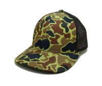 Gorro de camuflaje en blanco Gorra con logotipo personalizado Sombreros de camionero con gorras de camuflaje de malla Diseño deportivo Sombrero de marca promocional