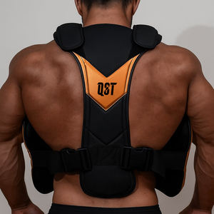 Protection de poitrine professionnelle en cuir PU respirant et écologique pour l'entraînement de MMA, de karaté et de boxe, avec design de logo personnalisé - Product Image 4