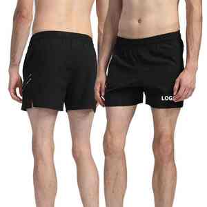 Shorts courts pour hommes Shorts de fitness Bodybuilding Quick Dry Active Shorts avec poches Shorts de sport pour hommes - Product Image 2
