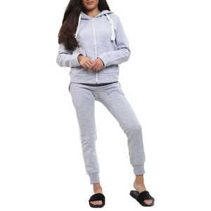 Custom Cotton Y2K Two Pieces <b>Sweatshirts</b> Joggers Set Tracksuits Women Sweatsuit Set Crop Top Hoodie Mujer Women Sets - Product Image 1