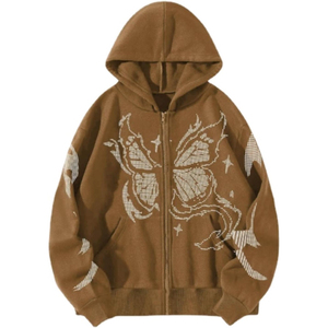 เสื้อฮู้ดมีซิปแขนยาวสำหรับผู้ชายใหม่ทันสมัย - Product Image 1