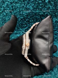 Luxe VVS Moissanite Diamant Glacé À La Main Clouté De Haute Qualité Buss Down Mouvement Automatique En Acier Inoxydable Matériel Montre - Product Image 3