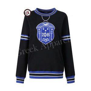 Sudadera con capucha de parafernalia bordada de hermandad de mujeres Zeta Phi Beta griega personalizada - Product Image 1