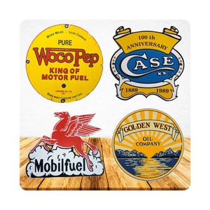 Custom Retro Style Metal Crafts Motor Oil Porcelain <b>Sign</b> Board with Logo <b>Enamel</b> Advertising Plate Retro Tin <b>Sign</b> - Product Image 6
