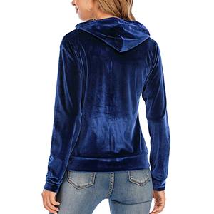 Chándal Deportivo de Invierno con Capucha y Logotipo Personalizado para Mujer, de 2 Piezas, Transpirable, Ligero, para Fitness, Jogging y Deportes - Product Image 5