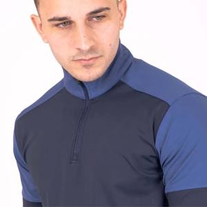 Haut de fitness Quick Dry 1/4 Zip pour homme: idéal pour la gym et le golf, T-shirt de sport à manches longues - Product Image 6