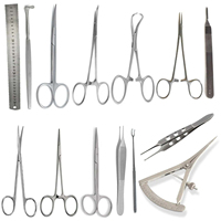 Ensemble d'instruments chirurgicaux pour blepharoplastie manuelle FIDA, 14 pièces, instruments de chirurgie plastique des paupières, acier inoxydable de qualité médicale, CE