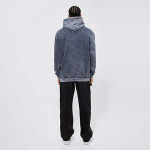 Sweat à capuche pour hommes 2025 Acid Wash Regular Fit Sweatshirts sur mesure de haute qualité Sweat à capuche en coton entièrement personnalisable - Product Image 4