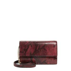 Portafoglio da donna Nordstrom Walla in pelle bordeaux con stampa serpente e catena, con protezione RFID - Product Image 1