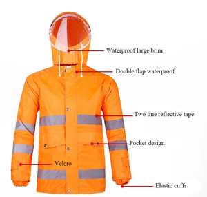 Veste de travail réfléchissante multi-poches en polyester respirant, résistante au feu, pour les travailleurs des stations de carburant et de gaz - Product Image 5