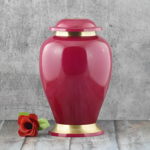 Urna de cremación de latón para adultos para cenizas humanas Estilo moderno - Product Image 2