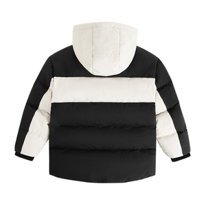 Veste matelassée d'hiver pour enfants en gros Rembourrage en coton épais Motif imprimé Imperméable au vent Longue longueur Fermeture à glissière - Product Image 6