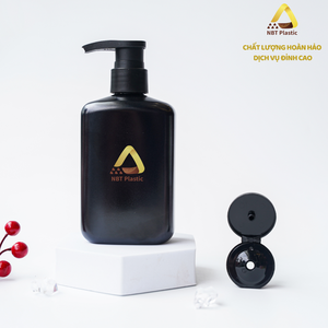 Meilleure vente de l'usine du Vietnam 350ml HDPE PP bouchon en plastique bouteille d'emballage cosmétique pour shampooing conditionneur Show Gel numérique - Product Image 4