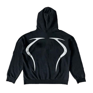 Survêtement unisexe de haute qualité en deux pièces, personnalisable, 100% coton molletonné 350 GSM, coupe ajustée, survêtement de qualité supérieure pour hommes - Product Image 3