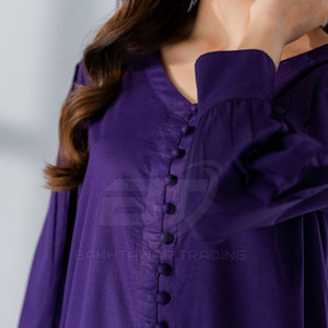 ชุดชาลวาร์ คามีซ ผ้าเนื้อนุ่ม สไตล์ปากีสถาน สำหรับผู้หญิง สวมใส่สบาย มีจำหน่าย - Product Image 6