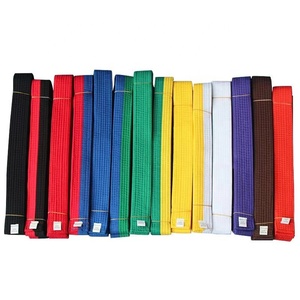 Cinturones brasileños Jiu Jitsu Bjj 215cm 315cm Adulto A0 A1 A2 A3 A4 Negro Marrón Púrpura Azul Blanco Bordado gratis Nombre - Product Image 1