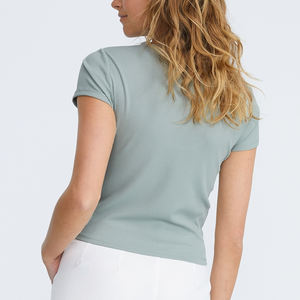 Fortune Apparel Lightweight Eco-Friendly Breathable Women's Casual Sports <b>Tank</b> <b>Top</b> Spandex/Polyester Material Latest Fashion - Product Image 3