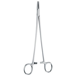 Porta Agujas Wangensteen Tsono de Acero Inoxidable de Alta Calidad, 27 cm, Recto, Instrumentos Médicos Quirúrgicos de Shu&Co OEM - Product Image 1