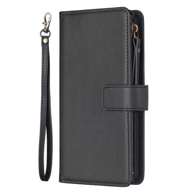 Limited for Samsung Galaxy A25 5G 9 Card Slots Zipper Wallet Leather Flip Phone Case