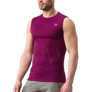 Débardeurs de fitness personnalisés pour hommes des fabricants professionnels T-shirts d'exercice robustes avec des patchs personnalisés pour la course - Product Image 4