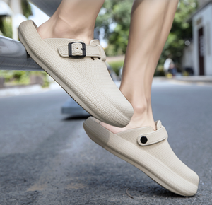 สินค้าใหม่ 2026 รองเท้าแตะลำลองแบบสวม unisex แฟชั่น กันลื่น ทำจากโฟม EVA สำหรับฤดูร้อน เหมาะสำหรับผู้หญิงและผู้ชาย ใส่ได้ทั้งในบ้านและนอกบ้าน รองเท้าแตะนุ่มสบาย - Product Image 2