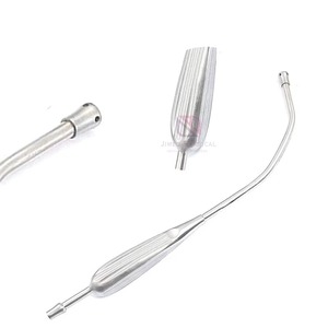 ENT Surgical Suction Tube Manual Stainless Steel Instrument Class I Reusable Medical Tool - Product Image 6